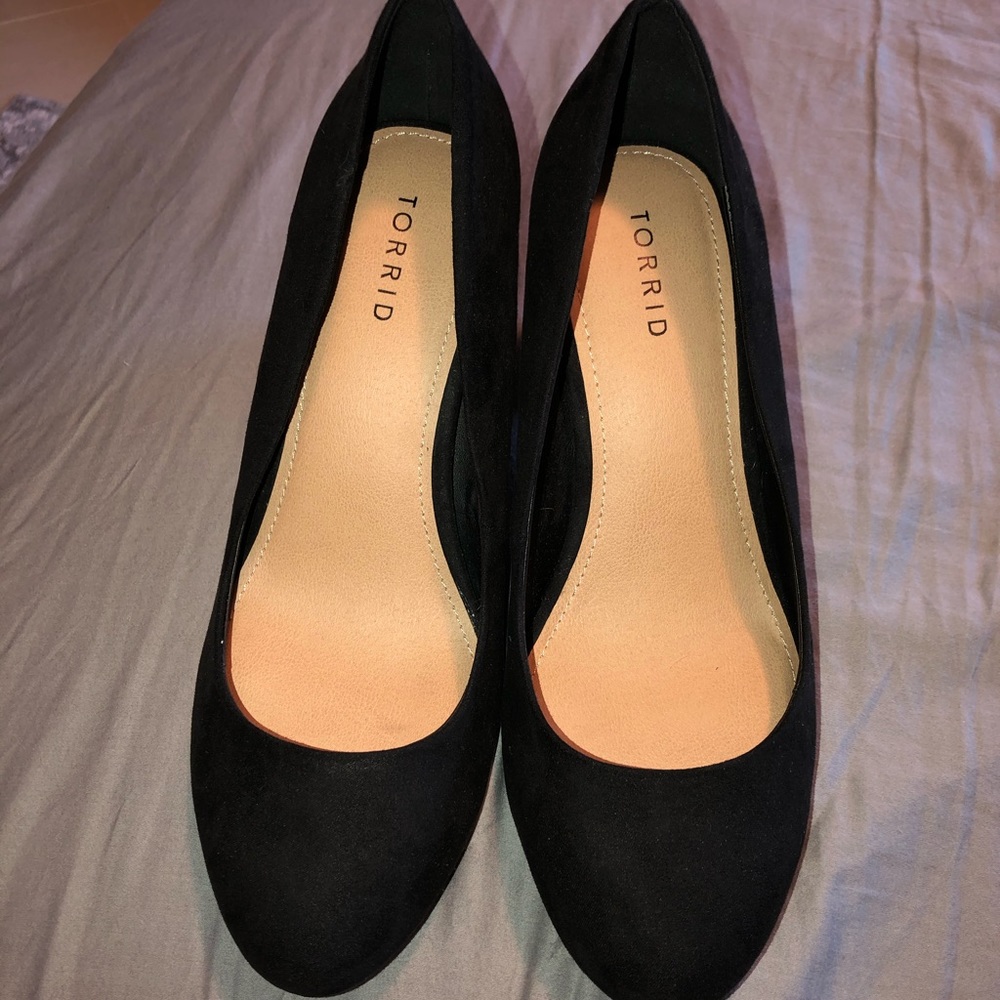 Torrid Almond Toe Chunky Heels